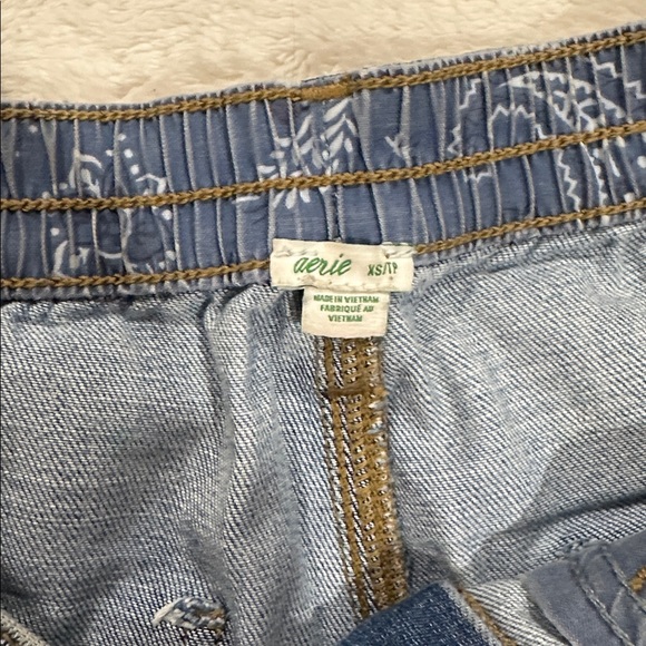 BOGO: Aerie Blue and Gray Jean Shorts - Picture 5 of 7